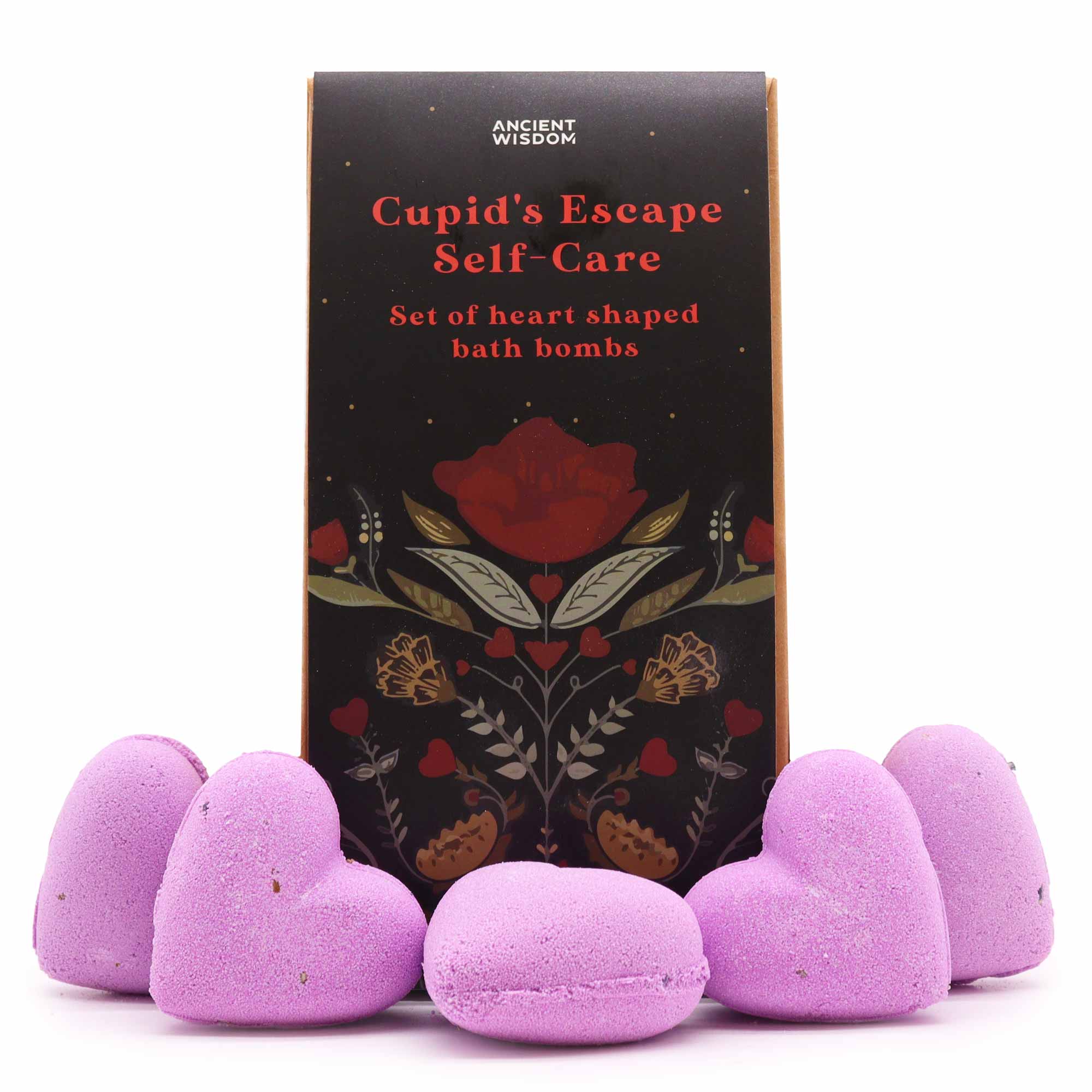 Cupid's Escape Self Care Bath Heart Bath Bombs