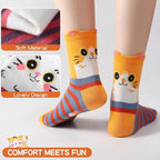 Cat Themed Socks Pair