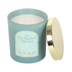 The Enchanted Library Leather Patchouli & Amber Candle