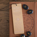 Freyja's Garden Wooden Bookmark